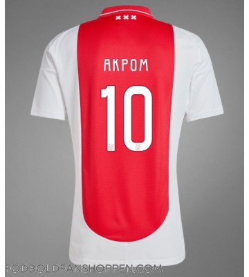 Ajax Chuba Akpom #10 Hjemmebanetrøje 2024-25 Kortærmet
